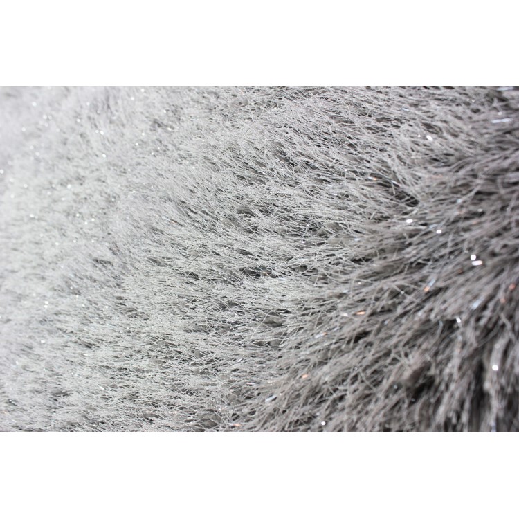 Dazzle Silver Rug with Sparkles 120x170cm - Flair