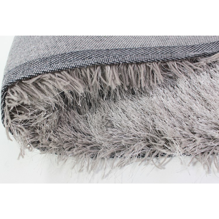 Dazzle Silver Rug with Sparkles 120x170cm - Flair