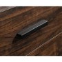 Market L-Shaped Desk in Walnut & Slate Grey