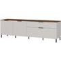 Cream TV Unit with Storage Cupboards - TV's up to 70" - California