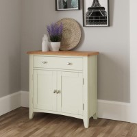 Bourton Small Sideboard in Cream and Light Oak