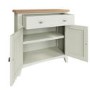 Bourton Small Sideboard in Cream and Light Oak