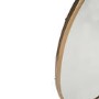 Jenson Gold Metal Oval Wall Mirror