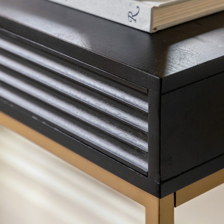 Ripple 2 Drawer Console Table - Caspian House