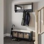 Navy Hallway Storage Bench - Pegasus