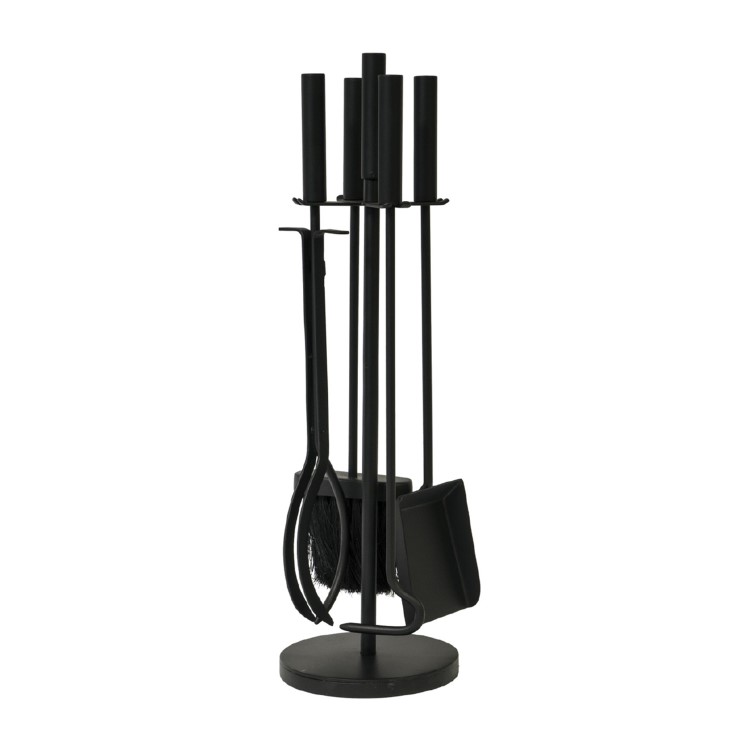 Ivyline Black Companion Set with Leather Handles