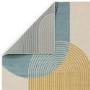 Retro Geometric Multicoloured Rug - 170 x 120 cm - Muse