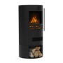 Be Modern Tunstall Electric Cylinder Stove with Log Store