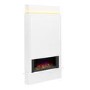 Be Modern Oxton White Media Wall Suite in Ash White 63 Inch