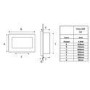 Black 23inch Inset Gas Media Wall Fireplace - Sirocco Fires Vola 860