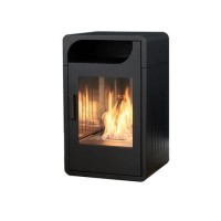 Adam Bellini Bio Ethanol Stove in Black