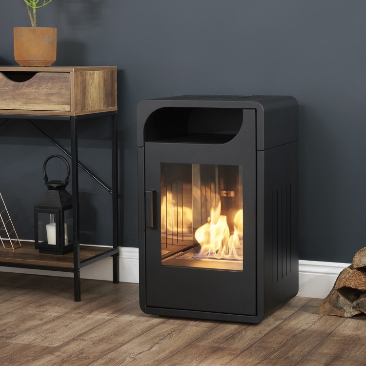Adam Bellini Bio Ethanol Stove in Black