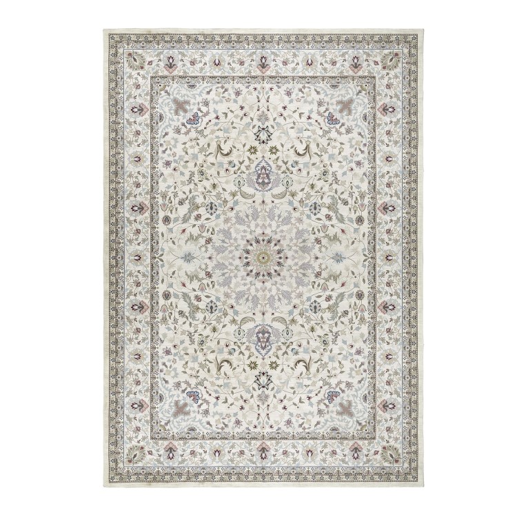 Washable Distressed Persian Beige Rug - 170 x 120 cm - Windsor - Ripley