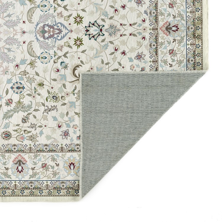 Washable Distressed Persian Beige Rug - 170 x 120 cm - Windsor - Ripley