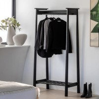 Black Open Wardrobe - Wycombe - Caspian House