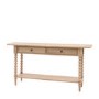 Oak Large Console Table with 2 Drawers - Artisan - Caspian House