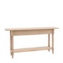 Oak Large Console Table with 2 Drawers - Artisan - Caspian House