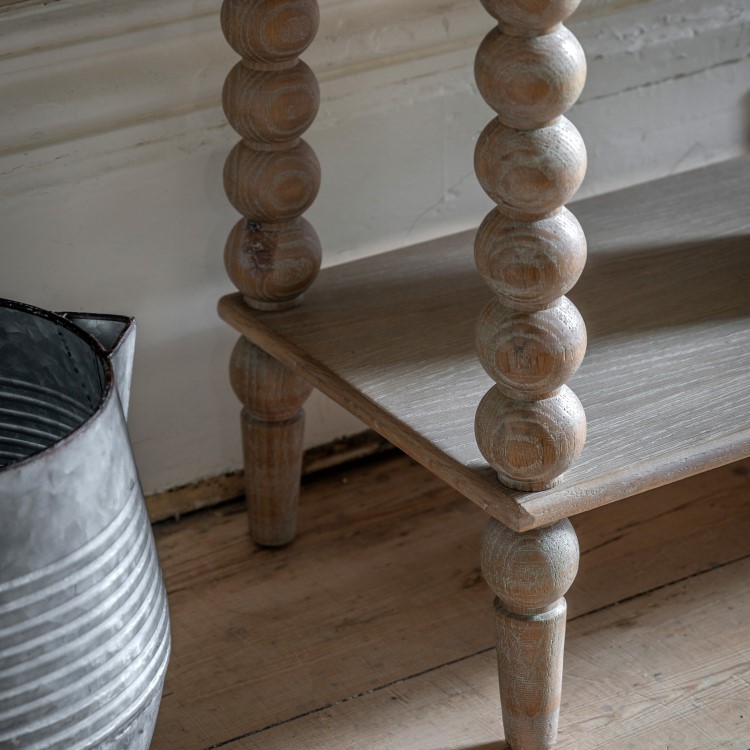 Oak Large Console Table with 2 Drawers - Artisan - Caspian House