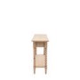 Oak Large Console Table with 2 Drawers - Artisan - Caspian House