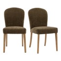 A1/FOL105760 ONLY OPENED - Hinton Dining Chair Moss Green (2pk) 600x455x890mm