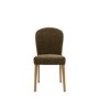 ONLY OPENED - Set of 2 Green Upholstered Dining Chairs - Hinton - Caspian House 