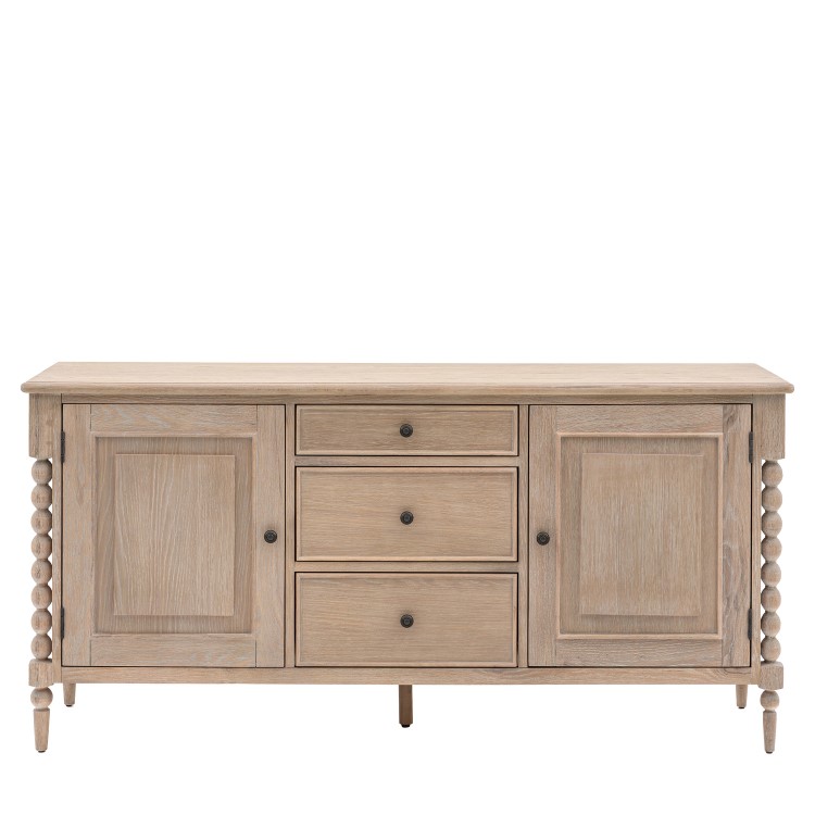 Oak Sideboard with Bobbin Detail - Artisan - Caspian House 