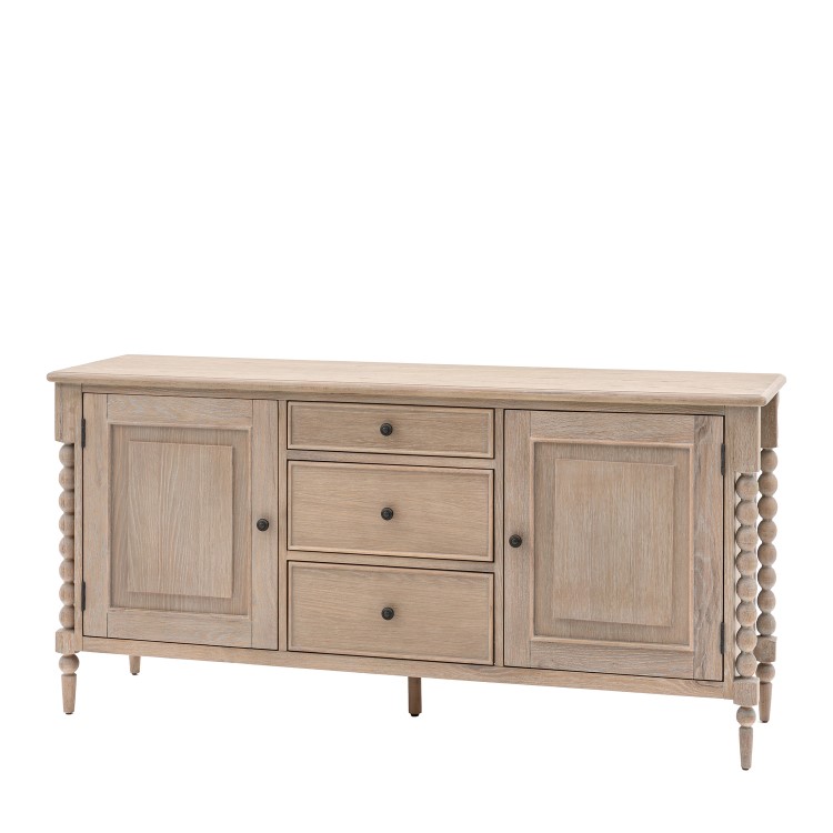 Oak Sideboard with Bobbin Detail - Artisan - Caspian House 