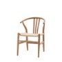 ONLY OPENED - Set of 2 Brown Wishbone Back Dining Chairs - Sloan - Caspian House