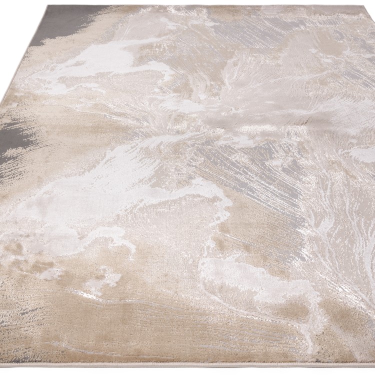 ONLY OPENED - Abstract Beige Rug - 170 x 120 cm - Etch - Aurora