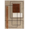 FOL106031 Terracotta Rug with Abstract Lines - 230 x 160 cm - Reef