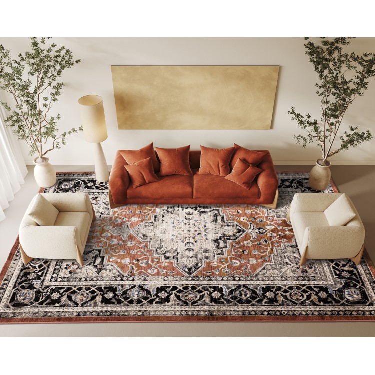 ONLY OPENED - Sovereign 160x240cm Terracotta Medallion