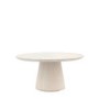 Travertine Round Dining Table - Seats 4 - Pedra - Caspian House