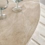 Travertine Round Dining Table - Seats 4 - Pedra - Caspian House