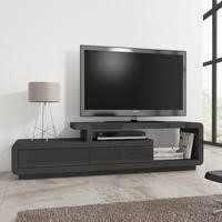 Evoque Geometric High Gloss Grey TV Unit with Storage