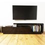 Evoque Black High Gloss TV Unit Stand with Storage Drawers