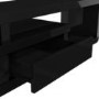 Evoque Black High Gloss TV Unit Stand with Storage Drawers