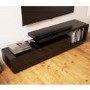 Evoque Black High Gloss TV Unit Stand with Storage Drawers