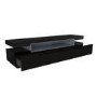 Wide Black Gloss TV Stand with Storage - TV's up to 83" - Harlow