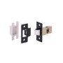 Internal Matt Black Lever Fire Door Handle with Latch and Hinges Pack - 52mm - Forge - XL Joinery