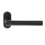 Internal Matt Black Lever Door Handle with Latch and Hinges Pack - 52mm - Forge - XL Joinery