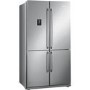 Smeg FQ60XPE Four Door Frost Free American Fridge Freezer - Stainless Steel