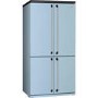 Smeg FQ960PB 90cm Victoria Pastel Blue Freestanding Four Door Fridge Freezer
