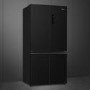 Smeg 522 Litre Four Door Freestanding American Fridge Freezer - Dark Inox