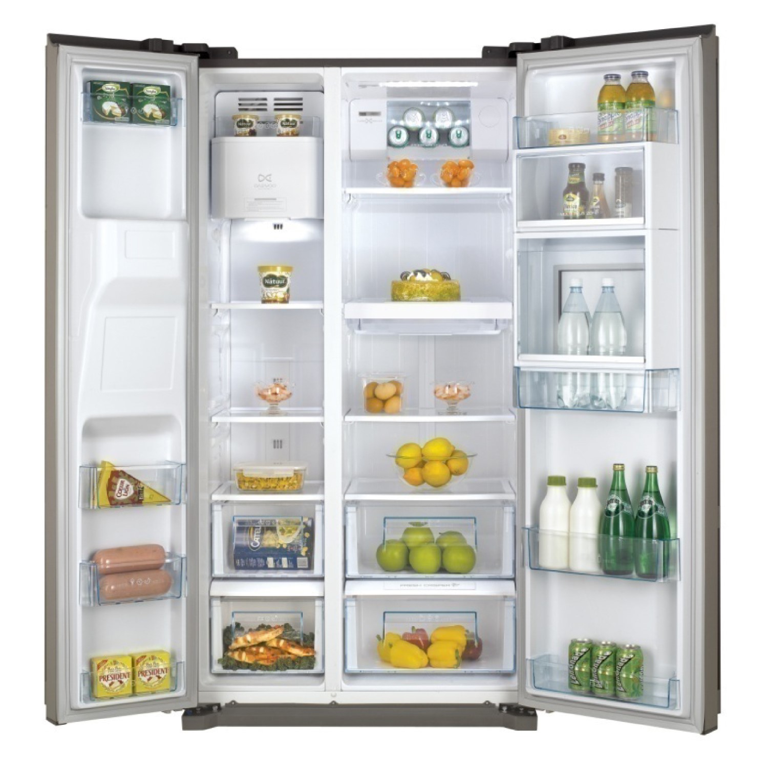 Daewoo FRAX22NP3B American Sidebyside Fridge Freezer With NonPlumbed