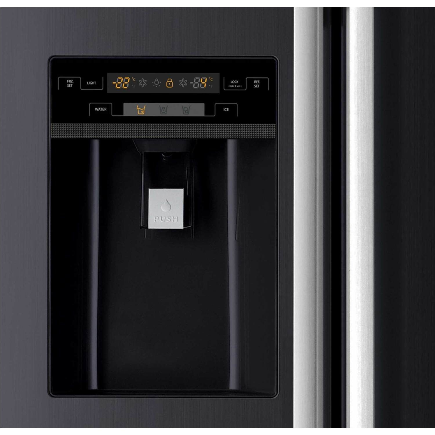 Daewoo FRAX22NP3B American Sidebyside Fridge Freezer With NonPlumbed