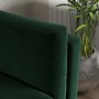 Green Velvet 2 Seater Sofa in a Box - Frankie