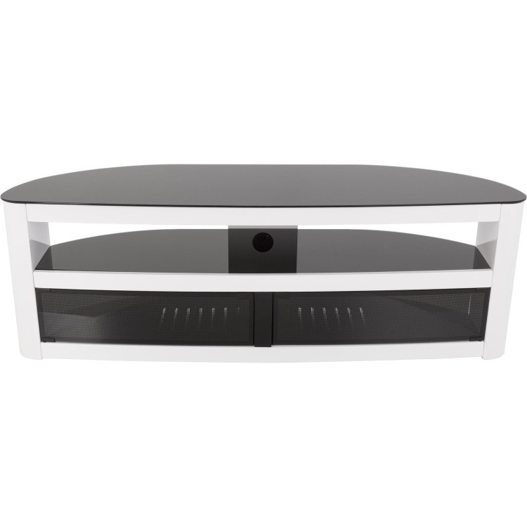 Refurbished AVF Burghley FS1500BURGW White High Gloss TV Stand for up to 70" TVs
