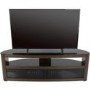 Ex Display - Burghley Affinity Curved TV Stand 1500 Walnut / Black Glass
