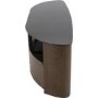 Ex Display - Burghley Affinity Curved TV Stand 1500 Walnut / Black Glass