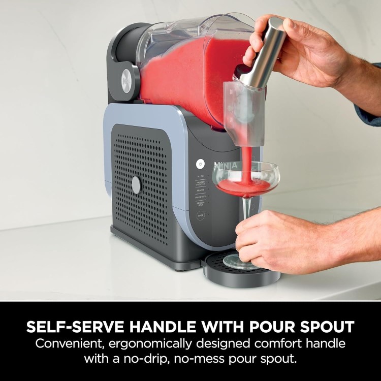 Ninja FS301UK SLUSHi Frozen Drinks Maker  Blue & Grey  Smoothies Slushies & Ice Crushing